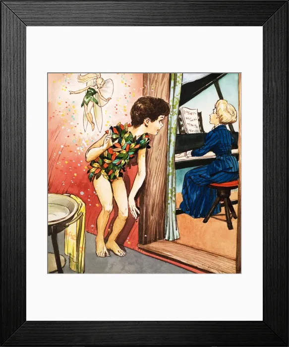 Framed Print : Peter Pan and Wendy Framed Print : Peter Pan and Wendy