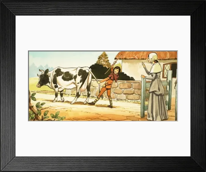 Framed Print : Jack and the Beanstalk Framed Print : Jack and the Beanstalk