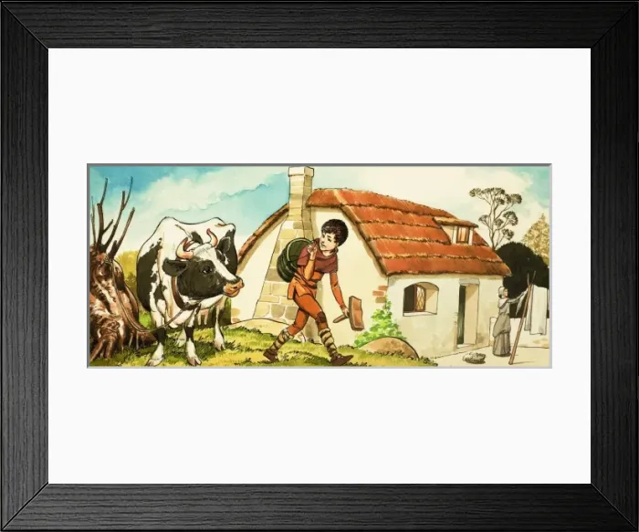 Framed Print : Jack and the Beanstalk Framed Print : Jack and the Beanstalk