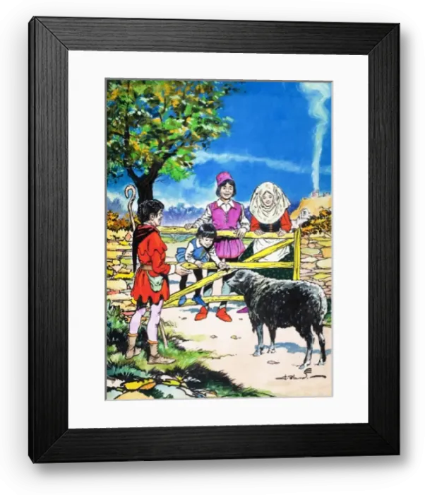 Framed Print : Black ram Framed Print : Black ram