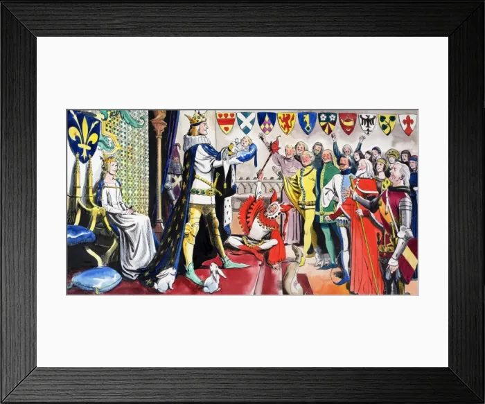 Framed Print : The Story of Sleeping Beauty Framed Print : The Story of Sleeping Beauty