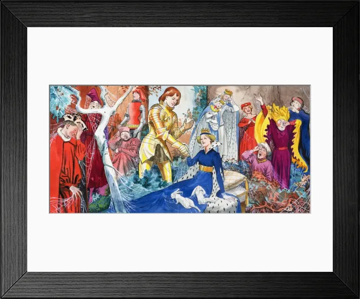 Framed Print : The Story of Sleeping Beauty Framed Print : The Story of Sleeping Beauty