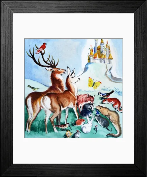 Framed Print : Should they go to the castle? Framed Print : Should they go to the castle?