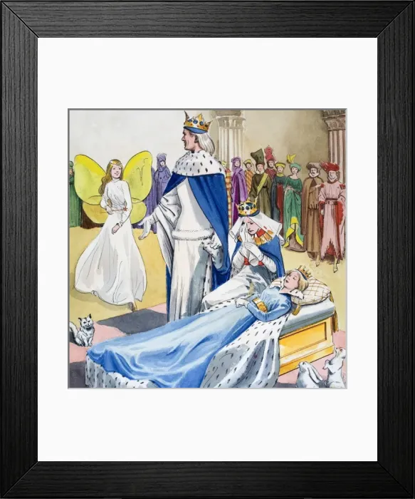 Framed Print : The sleeping court Framed Print : The sleeping court