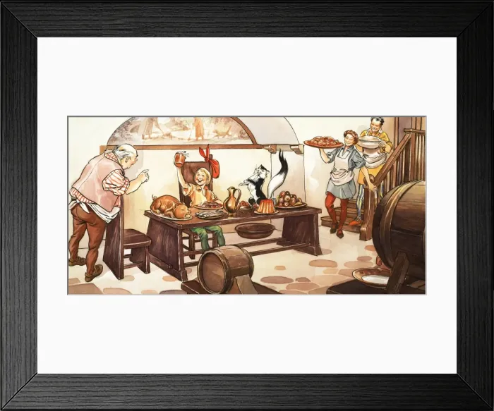Framed Print : Dick Whittington and His Cat Framed Print : Dick Whittington and His Cat