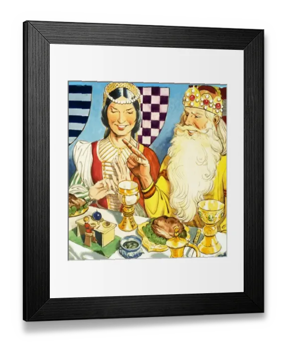 Framed Print : The Story of Tom Thumb Framed Print : The Story of Tom Thumb