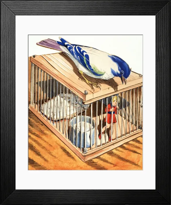 Framed Print : The Story of Tom Thumb Framed Print : The Story of Tom Thumb
