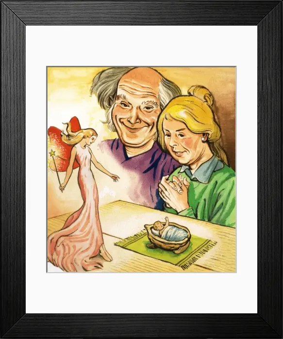 Framed Print : The Story of Tom Thumb Framed Print : The Story of Tom Thumb
