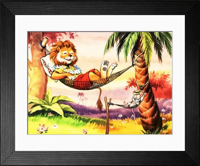 Framed Print : Leo the Friendly Lion Framed Print : Leo the Friendly Lion