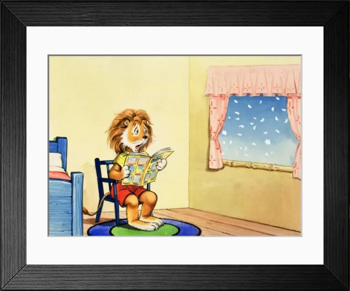 Framed Print : Leo the Friendly Lion Framed Print : Leo the Friendly Lion