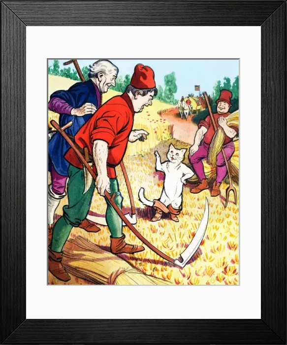 Framed Print : The Story of Puss-in-Boots Framed Print : The Story of Puss-in-Boots