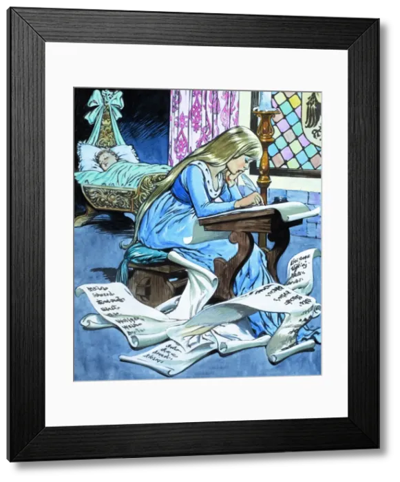 Framed Print : The Story of Rumpelstiltskin Framed Print : The Story of Rumpelstiltskin