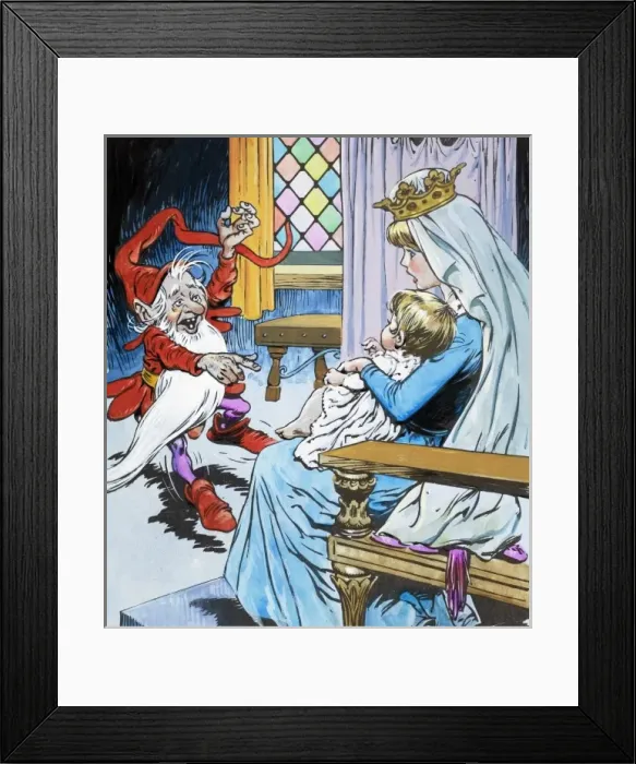 Framed Print : The Story of Rumpelstiltskin Framed Print : The Story of Rumpelstiltskin