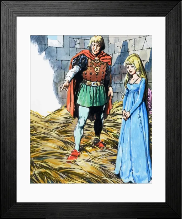 Framed Print : The Story of Rumpelstiltskin Framed Print : The Story of Rumpelstiltskin