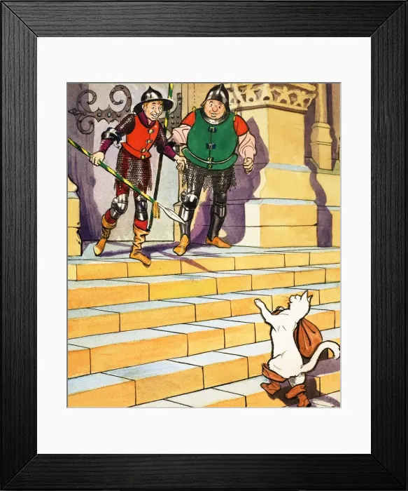 Framed Print : The Story of Puss-in-Boots Framed Print : The Story of Puss-in-Boots