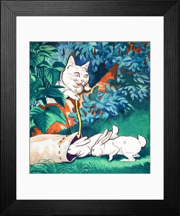 Framed Print : The Story of Puss-in-Boots Framed Print : The Story of Puss-in-Boots