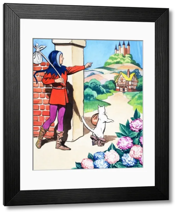 Framed Print : The Story of Puss-in-Boots Framed Print : The Story of Puss-in-Boots