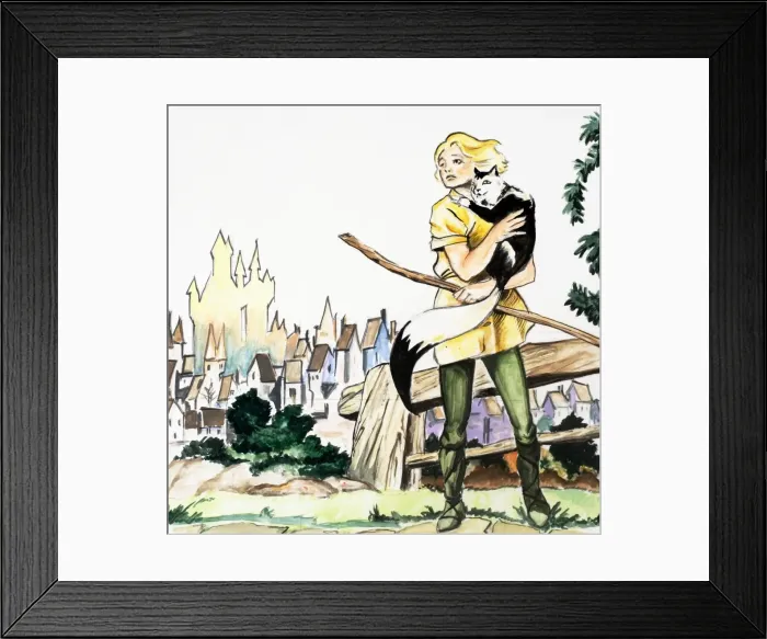 Framed Print : Dick Whittington and His Cat Framed Print : Dick Whittington and His Cat