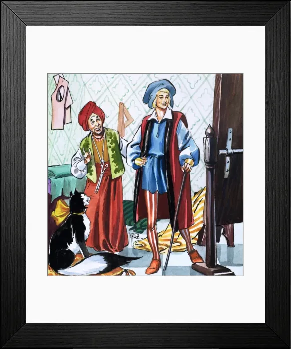 Framed Print : Dick Whittington and His Cat Framed Print : Dick Whittington and His Cat