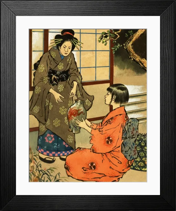 Framed Print : The Story of Pear Blossom Framed Print : The Story of Pear Blossom