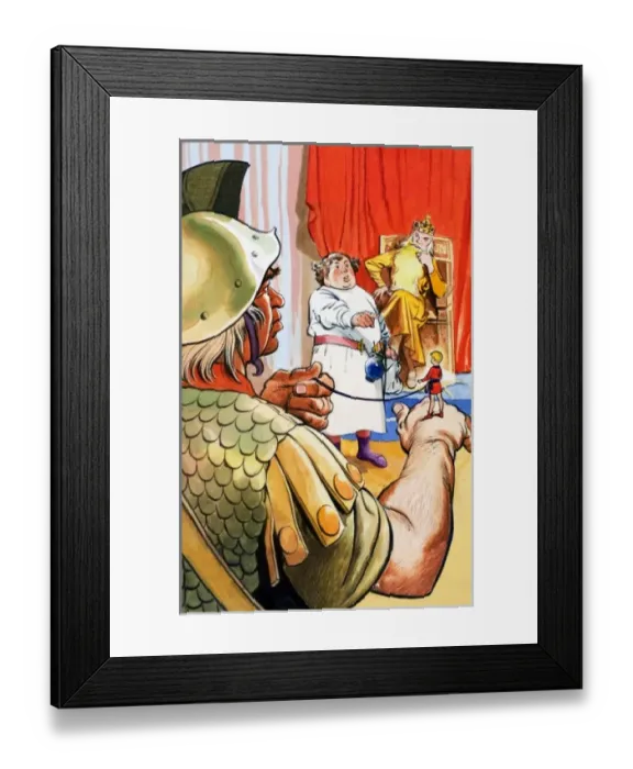 Framed Print : The Story of Tom Thumb Framed Print : The Story of Tom Thumb