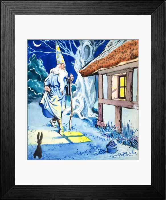 Framed Print : Wizard in the Moonlight Framed Print : Wizard in the Moonlight