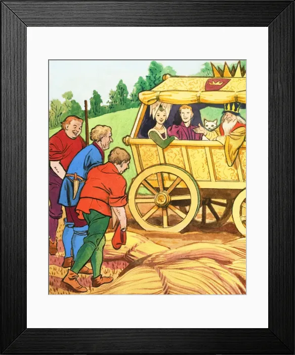 Framed Print : The Story of Puss-in-Boots Framed Print : The Story of Puss-in-Boots