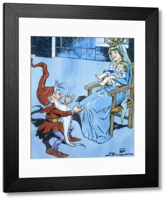 Framed Print : The Story of Rumpelstiltskin Framed Print : The Story of Rumpelstiltskin