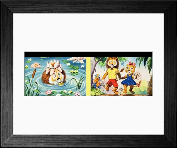 Framed Print : Leo the Friendly Lion Framed Print : Leo the Friendly Lion