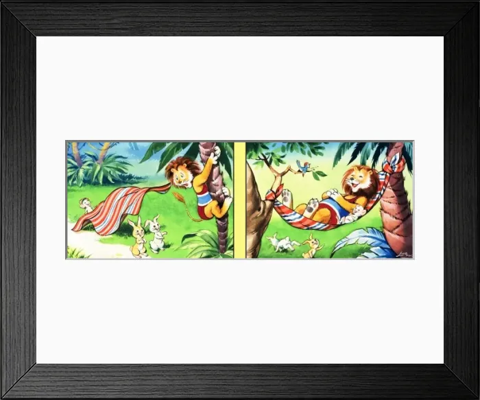Framed Print : Leo the Friendly Lion Framed Print : Leo the Friendly Lion