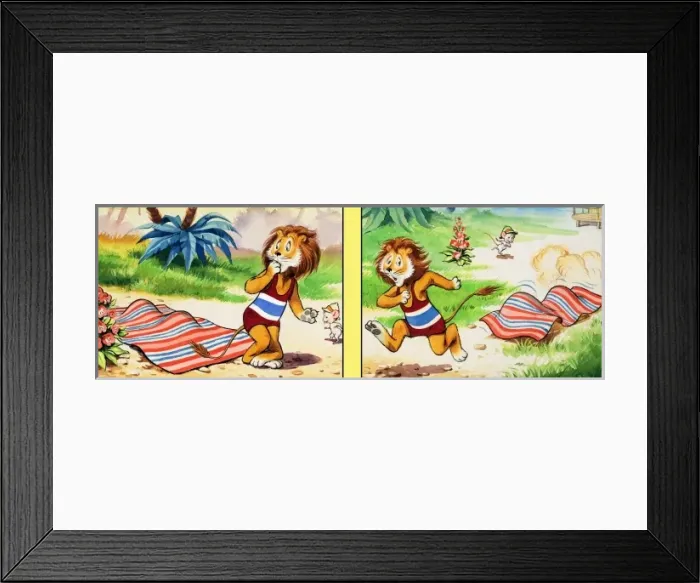 Framed Print : Leo the Friendly Lion Framed Print : Leo the Friendly Lion
