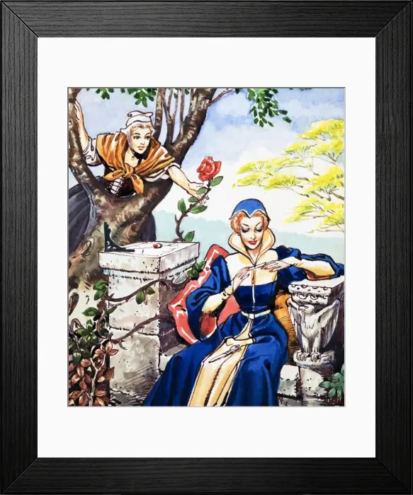 Framed Print : Stealing a rose Framed Print : Stealing a rose