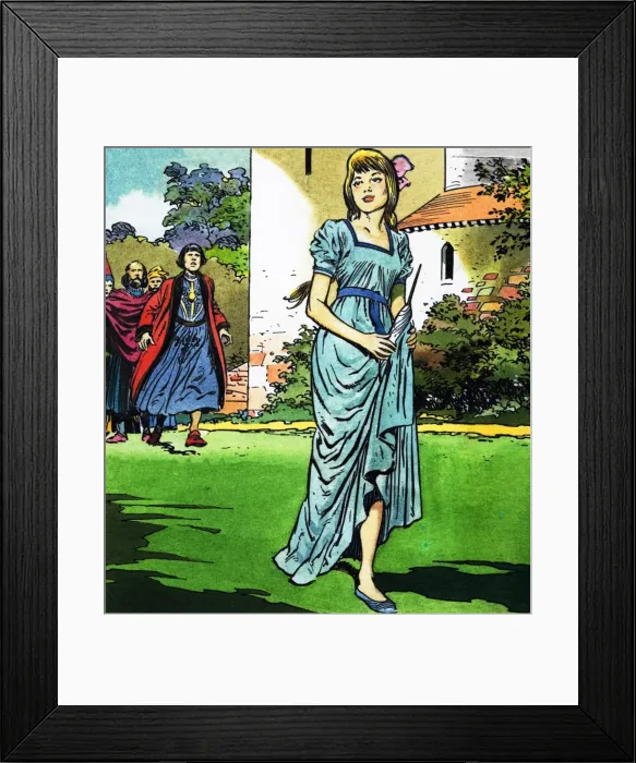 Framed Print : Princess hiding a shiv Framed Print : Princess hiding a shiv