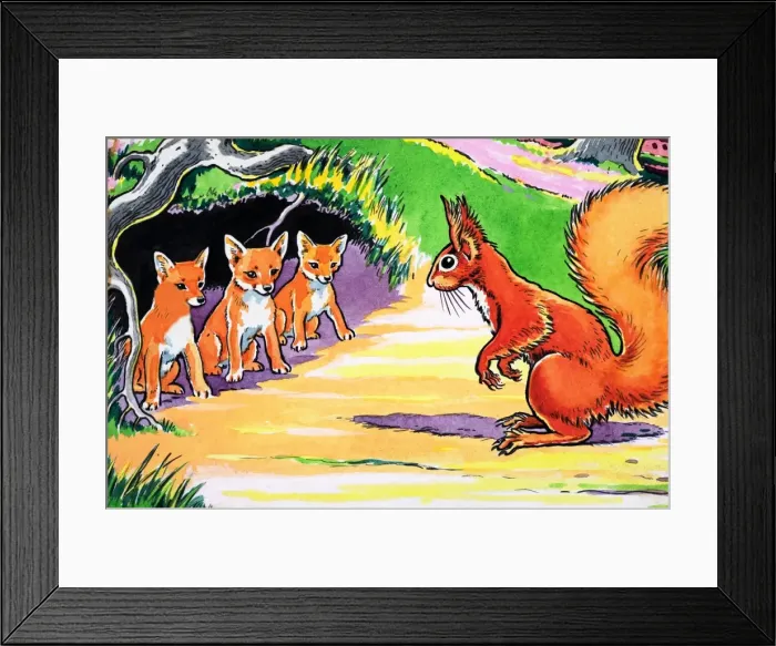 Framed Print : Little Red Squirrel Framed Print : Little Red Squirrel
