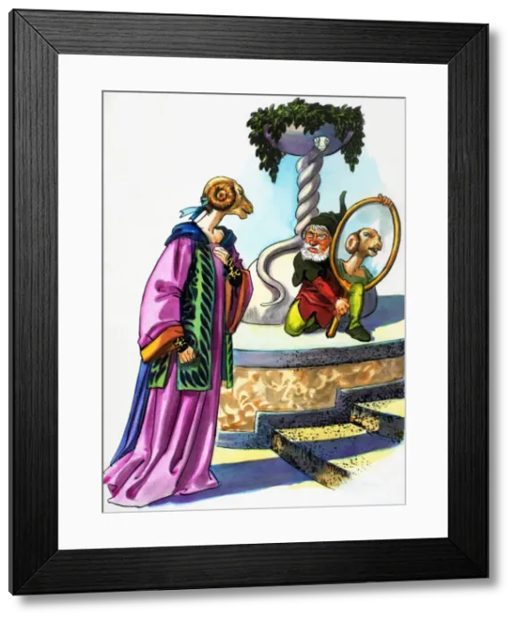 Framed Print : Tales from Many Lands: The Fairy Lizard Framed Print : Tales from Many Lands: The Fairy Lizard