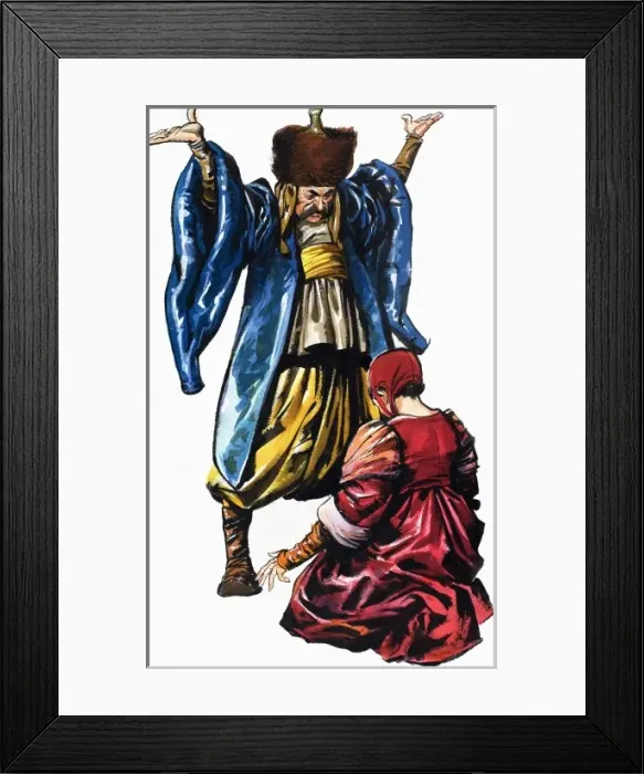 Framed Print : Tales from Many Lands: Abdulluh, the Wise One Framed Print : Tales from Many Lands: Abdulluh, the Wise One