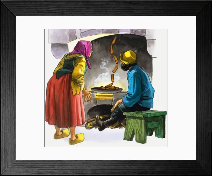 Framed Print : Tales from Many Lands: The Three Wishes Framed Print : Tales from Many Lands: The Three Wishes