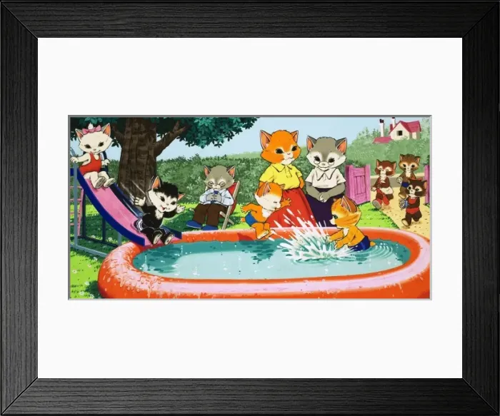 Framed Print : Num Num and his Funny Family Framed Print : Num Num and his Funny Family