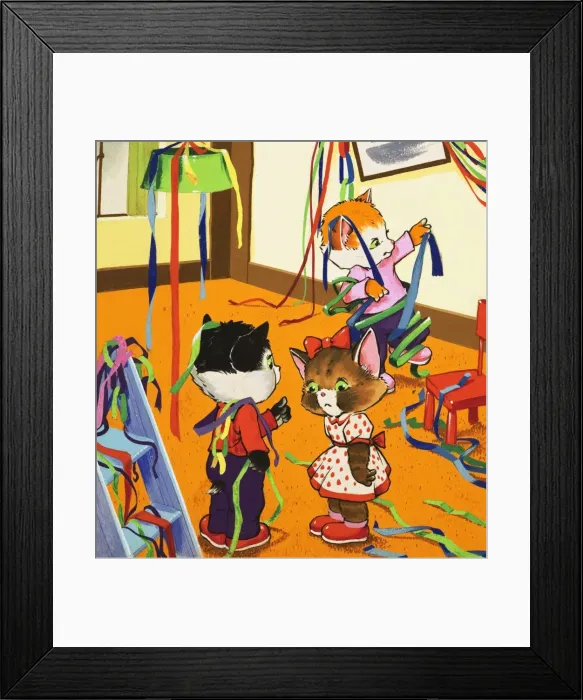 Framed Print : Num Num and his Funny Family Framed Print : Num Num and his Funny Family