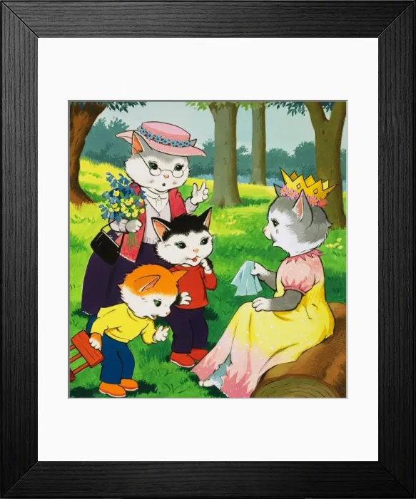 Framed Print : Num Num and his Funny Family Framed Print : Num Num and his Funny Family