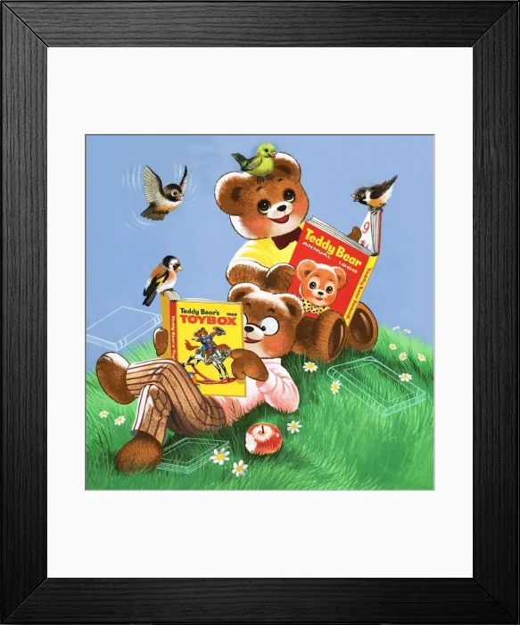 Framed Print : Teddy Bear (with hidden objects) Framed Print : Teddy Bear (with hidden objects)