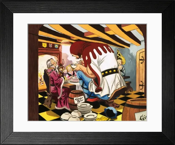 Framed Print : A tight squeeze for a giant Framed Print : A tight squeeze for a giant