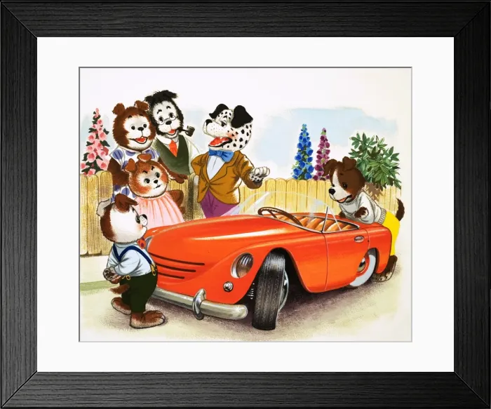 Framed Print : The Jolly Dogs Framed Print : The Jolly Dogs
