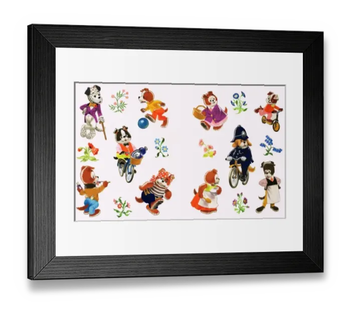 Framed Print : The Jolly Dogs Framed Print : The Jolly Dogs