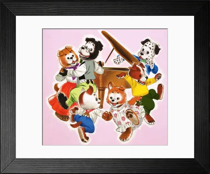 Framed Print : The Jolly Dogs Framed Print : The Jolly Dogs