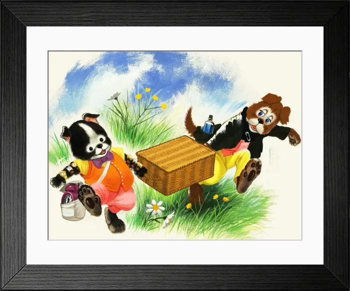 Framed Print : The Jolly Dogs