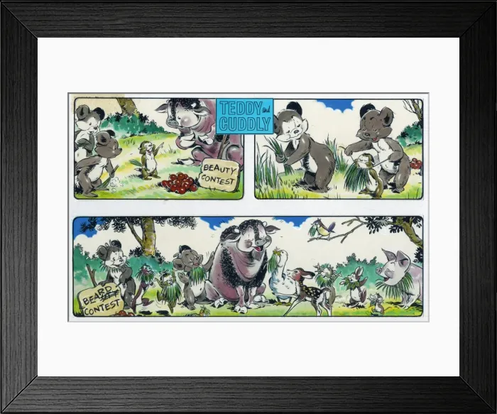 Framed Print : Teddy and Cuddly Framed Print : Teddy and Cuddly