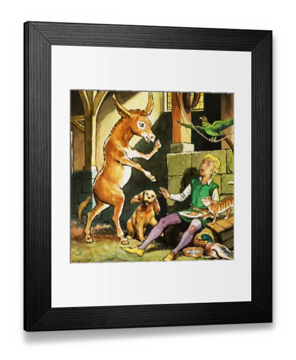 Framed Print : Ass on its hind legs Framed Print : Ass on its hind legs