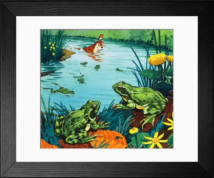 Framed Print : Fliptail the otter Framed Print : Fliptail the otter