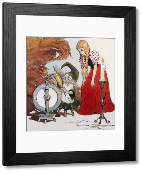 Framed Print : The Story of Rumpelstiltskin Framed Print : The Story of Rumpelstiltskin